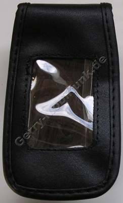 Ledertasche schwarz mit Grtelclip Nokia 7390