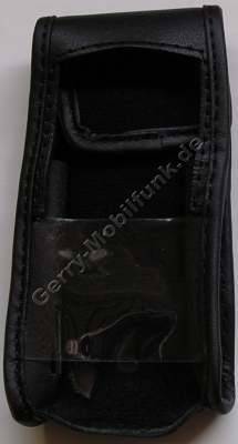 Ledertasche schwarz mit Grtelclip Motorola Z3 RIZR
