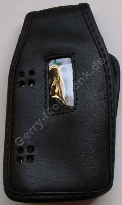 Ledertasche schwarz mit Grtelclip Nokia N92