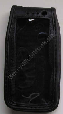 Ledertasche schwarz mit Grtelclip SonyEricsson K660i