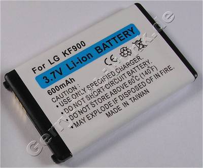 Akku LG KF900 Prada II (entspricht LGIP-340N) LiIon 600mAh 3,7V ca 20g