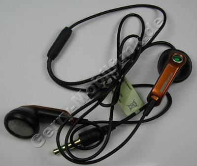 Bass Reflex Stereo-Headset HPM-64 orange original SonyEricsson Headset passend fr W960i W980i Z250i Z310i Z320i Z520i Z530i Z550i Z610i Z710i Z750i Z770i