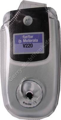 Kondomtasche fr Motorola V220 exclusiv invisible case transparent , unaufflliger und effektiver Schutz fr Ihr Handy