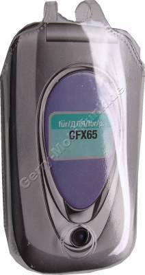 Kondomtasche fr Siemens CFX65 exclusiv invisible case transparent , unaufflliger und effektiver Schutz fr Ihr Handy