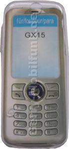 Kondomtasche fr Sharp GX15 exclusiv invisible case transparent , unaufflliger und effektiver Schutz fr Ihr Handy