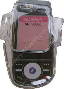 Kondomtasche fr Samsung E880 exclusiv invisible case transparent , unaufflliger und effektiver Schutz fr Ihr Handy