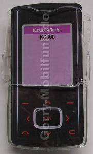 Kondomtasche fr LG KG800 chocolate exclusiv invisible case transparent , unaufflliger und effektiver Schutz fr Ihr Handy