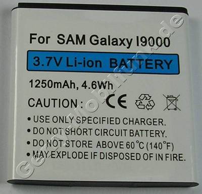 Akku Samsung GT-i9020 Nexus S (entspricht EB575152VUCSTD) 4,6Wh Li-Ion 1500mAh 3,7V