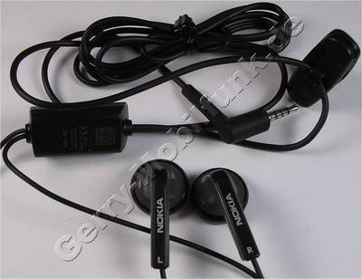 HS-47 Stereo-Headset black Original Nokia E71 incl. AD53 Adapter