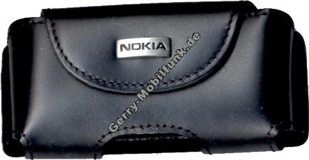 CNT-119 originale Nokia Quer-Ledertasche 7650 