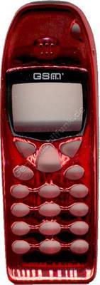 Oberschale fr Nokia 6110 Metallicrot Zubehroberschale nicht original (cover)