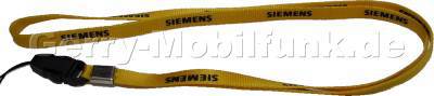 Siemens Necklage gelb Handytrageriemen (Umhngeschlaufe)