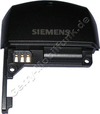 Antennengehuse schwarz Siemens SL55 original Unterschale, Antennenabdeckung incl. Akku Konnektor und interner Antenne
