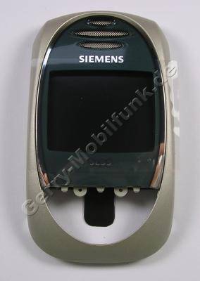 Gehuseoberteil Siemens SL55 saphir Original Cover mit Displayscheibe (Gehuseoberschale) (cover)