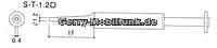 Ersatz Ltspitze 1.2D, spitz-oval   D 1,2x0,7mm  fr Aoyue 968, 936, 937