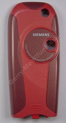 Akkufachdeckel Siemens MC60 Original Grenandine rot
