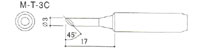 Ersatz Ltspitze 3C, spitz gewinkelt  D 3mm 45Grad  fr Aoyue 968, 936, 937