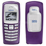 Original Nokia 2100 Cover dark purple CC-4D  (Oberschale + Rckenschale)