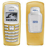 Original Nokia 2100 Cover yellow CC-6D  (Oberschale + Rckenschale)