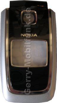 Displayscheibe und Kamerascheibe Original Nokia 6101 schwarz incl. A-Cover Oberschale kleine Display ( Kameralinse )