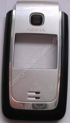 Oberschale Klappe Nokia 6125 silber original A-Cover Auen incl. kleine Displayscheibe