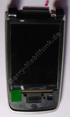 Ersatzdisplay - Display - Unterschale Klappe schwarz Nokia 6600 fold original B-Cover incl. Displaymodul black Groes LCD