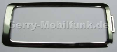 Dekorahmen schwarz Oberschale Telefon Nokia E90 original A-Cover Rahmen black