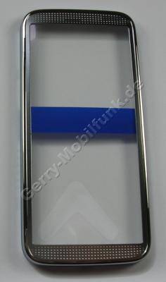 Oberschale weiss blau Nokia 5530 Xpress Music Original A-Cover Rahmen white blue