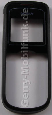 Oberschale schwarz Nokia 1202 original A-Cover black mit Displayscheibe