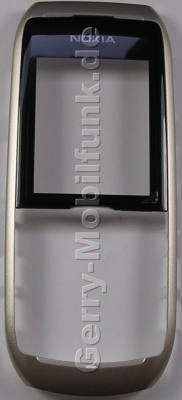 Oberschale silber Nokia 1800 original A-Cover warm silver Oberschale mit Displayscheibe, Displayglas