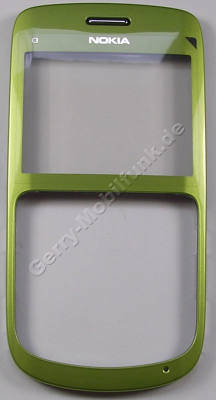 Oberschale grn Nokia C3-00 original A-Cover lime green mit Displayscheibe