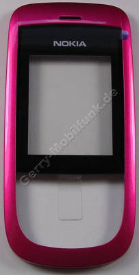 Oberschale pink Nokia 2220 Slide original A-Cover hot pink mit Displayscheibe