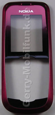 Oberschale rot Nokia 2600-Classic original A-Cover rudy red incl. Diplayscheibe, Displayfenster