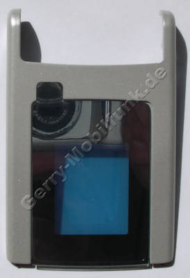Oberschale Klappe weiss Nokia N76 original A-Cover incl. kleiner Displayscheibe, Auenscheibe ice white