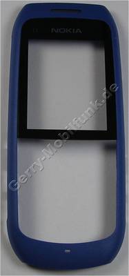 Oberschale blau Nokia C1-00 original A-Cover mediume blue incl. Displayscheibe