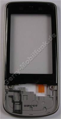 Oberschale schwarz Nokia 6260 Slide original A-Cover mit Displayscheibe black