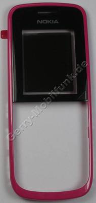 Oberschale magenta Nokia 110 original A-Cover mit Displayscheibe rot