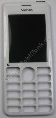 Oberschale weiss Nokia 206 original A-Cover mit Displayscheibe white