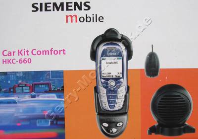 HKC-660 Siemens Car Kit Comfort, Freisprecheinrichtung, Einbausatz fr Siemens C65 / CT65 / CV65