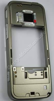 Unterschale warm/silver Nokia N78 original Gehuserahmen, B-Cover