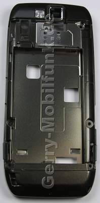 Unterschale grey steel Nokia E66 original B-Cover grau Gehusetrger, Gehuserahmen inkl. Headset Anschluss