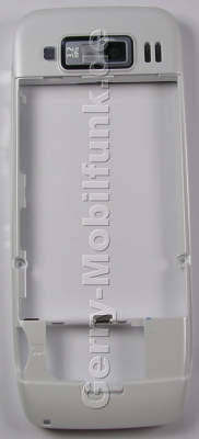 Unterschale wei Nokia E52 original Rahmen white, B-Cover incl. Lautsprecher, Seitentasten, Einschalttaste, Einschaltschalter ( Powerkey) Kamerascheibe, Kameralinse