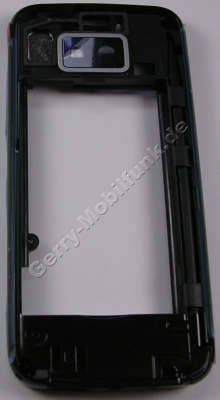 Unterschale schwarz Nokia 5530 Xpress Music Original Gehuserahmen mit Kamerascheibe, Gehusetrger black incl. Lautsprecher, Ladebuchse und Ersatzstift, Styluspen, Seitentasten, Lautstrketaste, Schiebetaste fr Tastensperre, Kamerataste, Abdeckung vom Kartenschacht