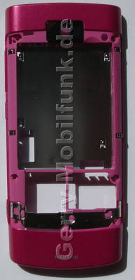 Unterschale, Rckenschale pink Nokia X3-02 original B-Cover Backcover incl. Seitentasten fr Lautstrke und Keylock - Tastensperre