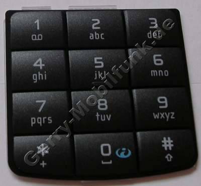 Telefon Tastenmatte schwarz Nokia N93 original Tastatur normale Tasten