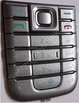 Tastenmatte Original Nokia 6233 silber Tastatur