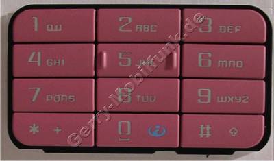 Tastenmatte Telefon Nokia 3250 pink original