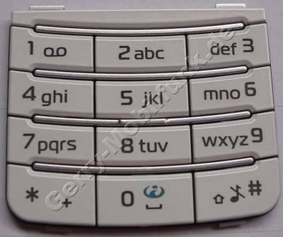 Tastenmatte Telefon wei Nokia 6110 Navigator Handy Tastatur, Zifferntasten