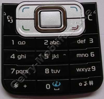 Tastenmatte schwarz original Nokia 6121 Classic Telefontastatur