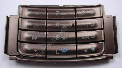 Tastenmatte latin copper Telefon Nokia N95 original Tastatur